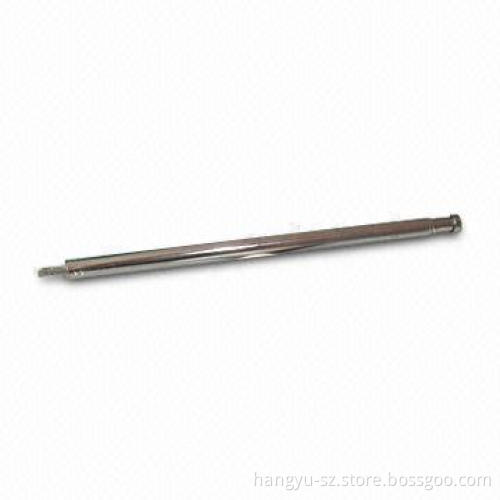 Telescopic Antenna with 8 Parts Sections, Made of Nickel-plated CuZn40 Material